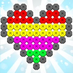 Color Nuts & Bolts Puzzle